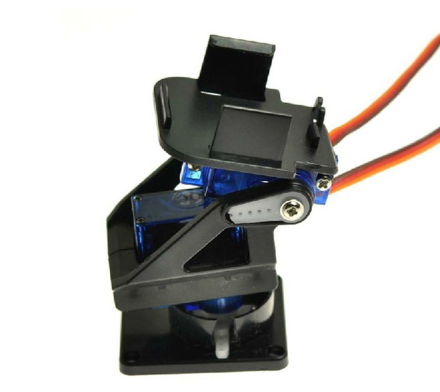 Bracket PT Pan/Tilt Camera Platform Anti-Vibration Camera Mount for Aircraft FPV dedicated nylon PTZ for 9G SG90 MG90S