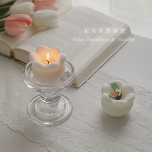 เทียนหอมกลิ่นดอกไม้ รูปดาว ทำจากขี้ผึ้งถั่วเหลืองผสม เหมาะสำหรับเป็นของชำร่วยงานแต่งงาน ของขวัญวันเกิด - Product Image 1