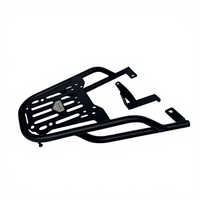 Porte-bagages arrière professionnel imprimé et fabriqué par CNC pour moto électrique VinFast MOTIO, design de plaque en acier MBiker, logo MBiker, capacité de charge 20-30 kg