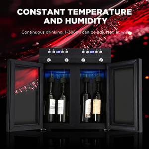 Vanace Pantalla táctil LED Dispensador <span class=keywords><strong>de</strong></span> vino tinto inteligente <span class=keywords><strong>de</strong></span> <span class=keywords><strong>4</strong></span> <span class=keywords><strong>botellas</strong></span> Preservación <span class=keywords><strong>de</strong></span> argón Enfriadores <span class=keywords><strong>de</strong></span> vino múltiples - Product Image 2