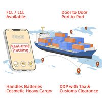 Transitaire maritime porte-à-porte avec dédouanement DDP LCL + Expédition express, assistance 24/7 depuis la Chine vers les États-Unis/Canada, assurance incluse