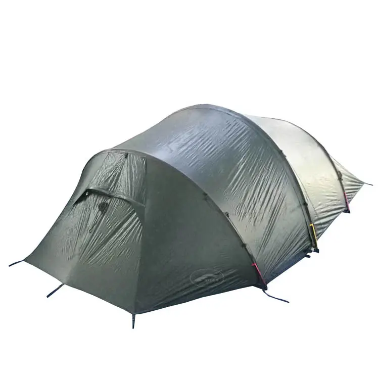 Premium Kwaliteit Custom 20D Ripstop Siliconen Behandelen Op Beide Zijden Nylon Aluminium Pole Ultra Licht Backpackingtunnel Tent