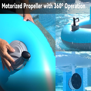 Tubo inflable para Río, barco flotante, río corriendo, tubo eléctrico para adultos, respaldo flotante adecuado para fiestas, playas de agua de verano - Product Image 4