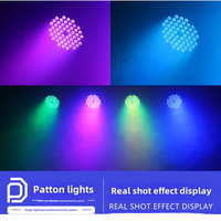 Luces LED Par a Todo Color Muenled Modelo PD-54 54x3W, Control por Voz, Protección IP33, Aleación de Aluminio + PC, 110-220V, Iluminación para Escenarios