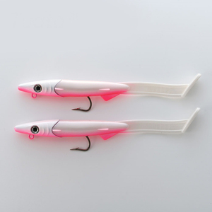 Leurre souple artificiel en acier inoxydable à tête plombée pour anguille, 12 cm, équipé d'un hameçon VMC, 26g, Raglou Hybrid, best-seller transfrontalier - Product Image 4