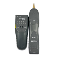 Testeurs de câbles réseau Ethernet RJ11 RJ45, batterie 9V, portée 3km, modèle 811, vente en gros, câbles téléphoniques à paires torsadées