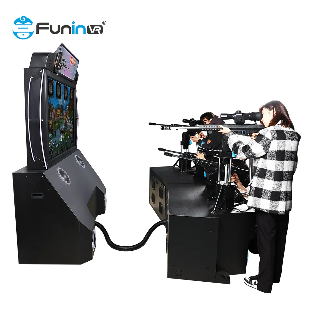 Vr Shooting Range Game Machine Arcade 9d Vr Game Gun Vr Juegos de disparos Gafas Simulación Realidad virtual Máquina que funciona con monedas