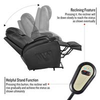Salon coréen inclinable fonction canapé massage électrique puissance ascenseur fauteuil inclinable pour personnes âgées