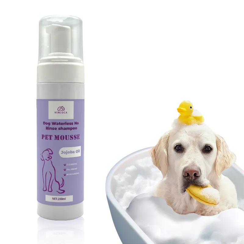 Oem Waterloze Hondenshampoo Huisdierproducten Zachte Stomerij Schuim Shampoo Zonder Baden Waterloze Shampoo Katten En Honden