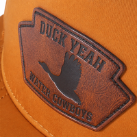Casquette Trucker personnalisée avec logo en relief, casquette Snapback d'extérieur Mallard, orange brûlé, maille, visière plate, chasse, vente en gros