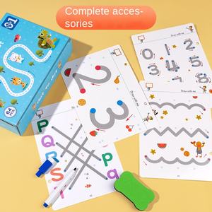 Yi Sirui Kinder-Zeichenbrett mit Kontrollstift, Nachzeichnen-Spielzeug für Denk- und Konzentrationstraining, Papiermaterial, Farbig - Product Image 3