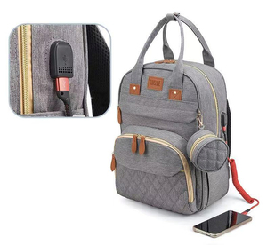 Wasserdichter Oxford Wickelrucksack Ultraleichtes Umwandelbares Babybett 30x14x41cm Mit Ergonomischem Rückenteil für Reisen Großhandel - Product Image 2
