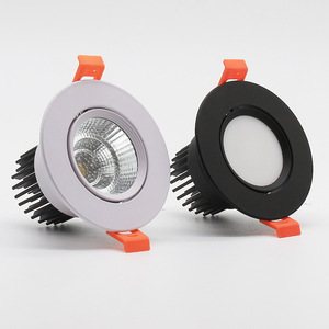 Foco LED empotrable COB para techo y pared, luz antideslumbrante, diseño de lujo, aleación de aluminio, para hotel y hogar, 75 downlights - Product Image 2