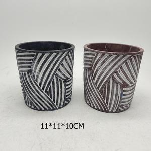 Grand plateau élégant en pot de <span class=keywords><strong>fleurs</strong></span> en ciment pour la maison pour les jardins minimalistes Salon familial Bureaux et plantes - Product Image 5