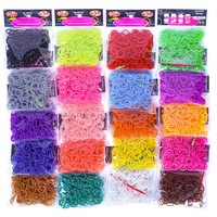 Grosir 300pcs Per Kantong Karet Gelang Kecil untuk Anak-anak, Karet Elastis, Ikat Rambut Plastik untuk Anak Perempuan