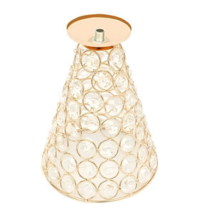 Premium Luxury Crystal Metallic Glass Cake Pastry Stand Wedding Restaurant Home in Best Price - Product Image 4