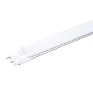 China factory 5 years warranty aluminum PC flickerfree 4ft 8 watts 180lm/w t8 led tube light 3000k 6000k for indoor lighting