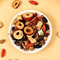 Thé de Santé aux Dix Trésors de Ginseng en Gros, Mélange Herbal Maca Goji Sans Caféine, Thé d'Amélioration Masculine en Boîte et Sachet
