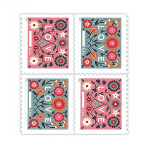 Timbres-poste 2011, Enveloppe 'Garden Love', Français, Blanc, Vintage, Livret US, Forever, <span class=keywords><strong>Original</strong></span>, <span class=keywords><strong>Pas</strong></span> <span class=keywords><strong>cher</strong></span>, Postale, Timbres-poste 2026, Étiquettes - Product Image 6