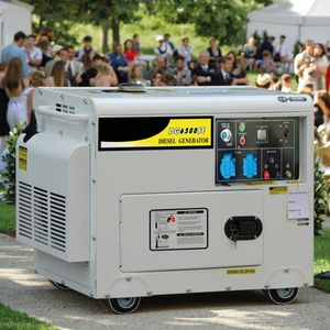 เครื่องกำเนิดไฟฟ้าดีเซลขนาดเล็ก ประหยัดคุ้มค่า 5kw 10kw 15kw แบบอัตโนมัติ สายทองแดงบิดเกลียว ป้องกันเสียงรบกวน 50/60hz 110V 127V 220V 230V 380V 400V - Product Image 3