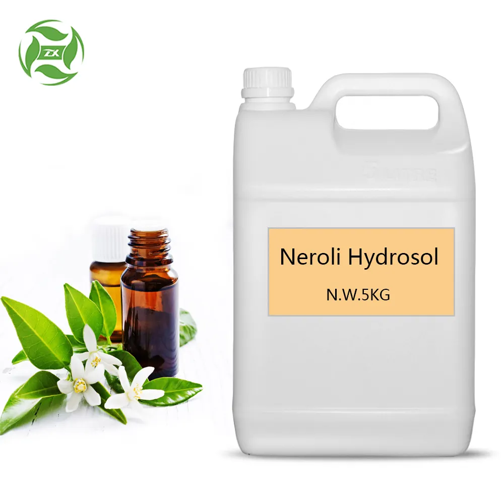Заводская поставка оптом органический чистый натуральный нероли гидрозол сертифицированный органический экстракт нероли жидкий