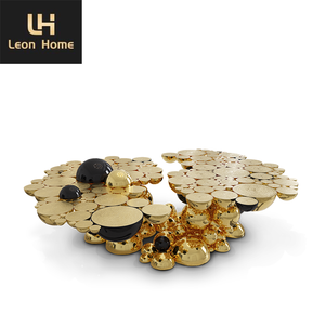 Mesa de <span class=keywords><strong>Centro</strong></span> de Lujo de Alta Gama para la Sala de Estar, Mesa de <span class=keywords><strong>Centro</strong></span> Moderna de Acero - Product Image 5