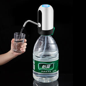 Portable Water Dispenser Pump Stainless Steel Rechargeable Battery Operated 5V Model 012 <b>Black</b> White Color Option - Product Image 2