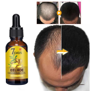 Eelhoe Huile Germinal 7 Jours 10ml 20ml 40ml Liquide de Croissance Capillaire au Gingembre Soin Hydratant Anti-Chute Sérum pour Femmes - Product Image 2