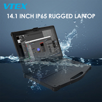 Ordinateur portable robuste industriel 14,1 pouces, Core I5-1235U, IP65, étanche à l'eau et à la poussière, écran tactile capacitif 10 points, ordinateur portable robuste 14 pouces