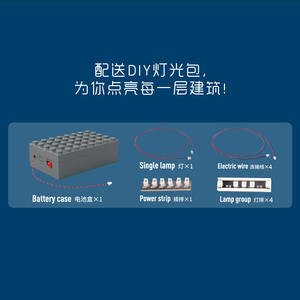 Cetakan King 16004 blok bangunan cafe coffee shop city street view mainan anak edukasi lepining teknik diy plastik bata LED - Product Image 5