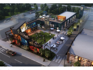 Contenedor Prefabricado Combinado para Puesto de Comida en Parque de Atracciones, Centro Comercial, Tiendas Minoristas, Quioscos, Bar, Oficina - Product Image 2