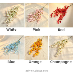 Orchidées artificielles luxueuses multicolores à tige unique avec longues tiges pour mariage, rentrée scolaire, Noël, décoration de scène - Product Image 2