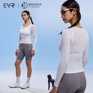 Maglia Tecnica <span class=keywords><strong>EVR</strong></span> da Ciclismo a Maniche Lunghe, Traspirante e ad Asciugatura Rapida, in Nylon/Cashmere, per Donna, Estiva, per Bici da Strada - Product Image 5