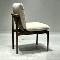 Chaise de loisirs en tissu italien de luxe WBERT, chaise de salle à manger Totu avec design modulaire, salon, salle à manger, meubles de maison