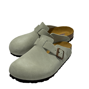Sandalias Planas Birkenstock de Cuero Genuino de la Mejor Calidad al por Mayor, Zuecos de Cuero y Ante con Plantilla Antideslizante de Corcho - Product Image 2