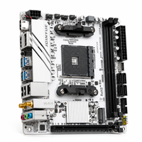 JGINYUE B450I-PLUS ARGB AM4 Motherboard DDR4 32GB 2xM.2 NVMe 4xSATA3.0 2.5G LAN Triple Video Output Mini ITX Gaming Mainboard