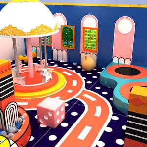 Petit carrousel intérieur <span class=keywords><strong>maison</strong></span> de jeu pour enfants toboggans de parc d'attractions intérieur commercial aire de jeux intérieure préférée des enfants à <span class=keywords><strong>vendre</strong></span> - Product Image 3