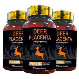 แคปซูลรกกวางสำหรับผิวสุขภาพเพิ่มภูมิคุ้มกัน60แคปซูลอาหารเสริมอาหารเสริม - Product Image 5