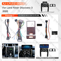 Partes Bingkai Layar Radio DVD Mobil 12,3 inci untuk LAND ROVER 2005 DISCOVERY 3 Android Touch Screen Mirror Link dengan Ventilasi Udara