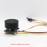 Kit moteur CC brushless outrunner à arbre creux 2804 avec encodeur magnétique AS5600 et carte de commande SimpleFOCmini pour drones à nacelle