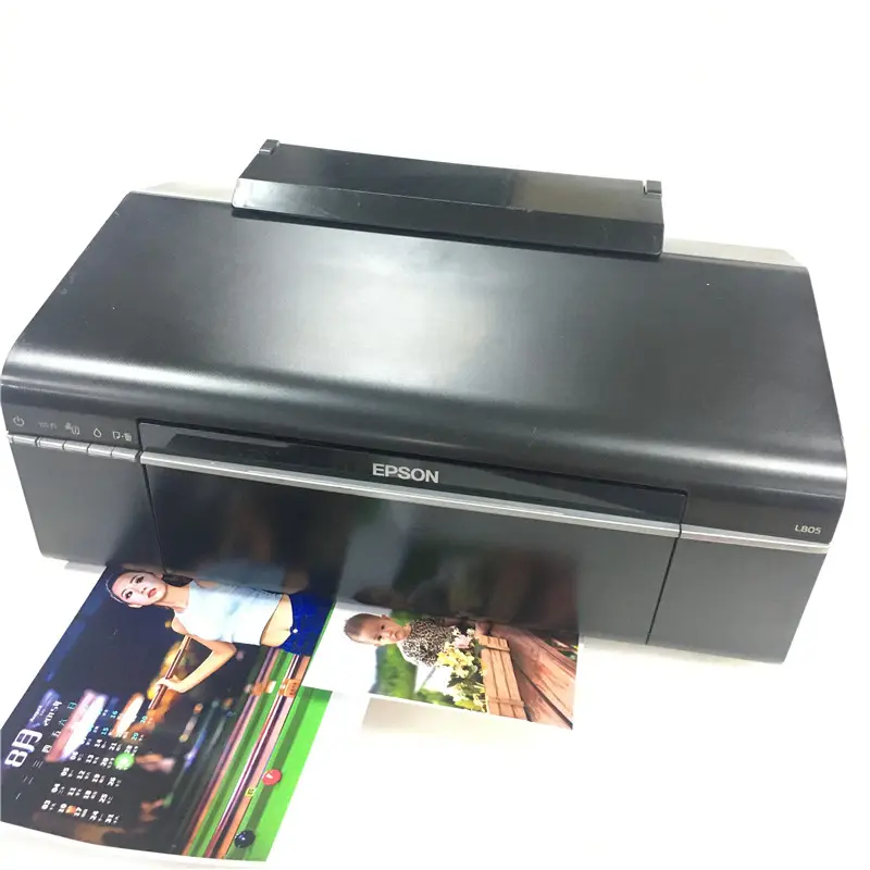 Segunda mão A4 6 cores impressora L805 sublimação impressora tanque de tinta com CISS para Epson L805 máquina impressora jato de tinta