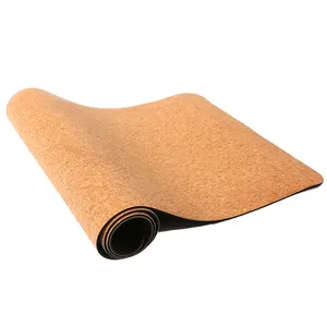 China Supplier Wholesale Yoga Mat Printed Eco Friendly Yoga Mat Cork Natural Rubber Yoga Mat