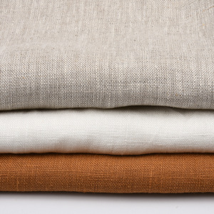 8818 Linen Jersey <b>Fabric</b> Medium <b>Weight</b> Plain Dyed Breathable For T-Shirts Apparel - Product Image 1