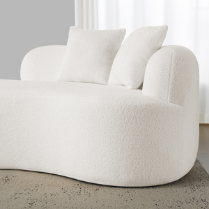 Modern Luxury White Cloth <b>Sofa</b> Set Simple Minimalist Special Shaped for <b>Hotels</b> and Living Rooms - Product Image 5