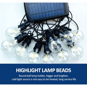 <span class=keywords><strong>Guirnalda</strong></span> de Luces Solares para Jardín, Exterior, Impermeables, para Navidad, Patio, Decoración Festiva - Product Image 3