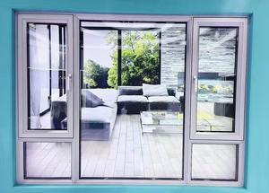 Cửa sổ nhôm chất lượng cao kính cường lực một lớp, hai lớp, ba lớp cửa sổ nhôm chống gió - Product Image 3