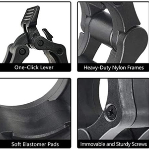 Clips d'haltères Jstar 50mm 2 pouces en <span class=keywords><strong>plastique</strong></span> ABS colliers de verrouillage d'haltérophilie colliers de <span class=keywords><strong>serrage</strong></span> d'haltères bon marché et colorés - Product Image 5