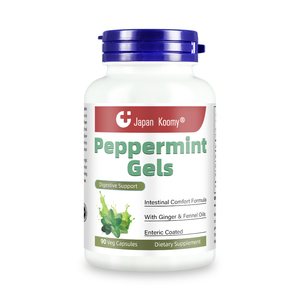 Capsule di Menta Piperita con Oli di Zenzero e Finocchio, Integratore per il Supporto Digestivo per <span class=keywords><strong>Adulti</strong></span>, 90 Capsule, Etichetta OEM - Product Image 1