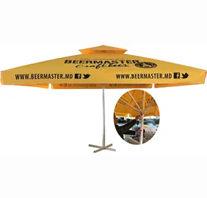نظّارة باراسول من نسيج RPET ، مظلة للفناء الكبير, مظلة كبيرة للاستخدام الخارجي ، مناسبة للبيرة ، القهوة ، المشروبات ، مطعم ، مظلة للفنادق