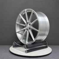 Jantes en alliage forgé personnalisées 1 pièce Hyper Silver poli 10 branches 18 19 20 21 pouces 5x112 5x120 5x114.3 pour Audi S5 RS5 A5